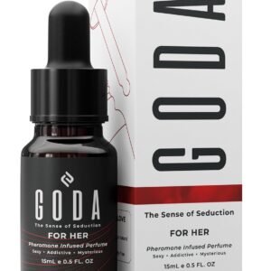 GODA Pheromones Perfume for Women – The Original – Long-Lasting Women's Fragrances with Jasmine and Rose – Sweet & Spicy Aroma – Vegan & Cruelty-Free – 15ml/0.50 fl. oz